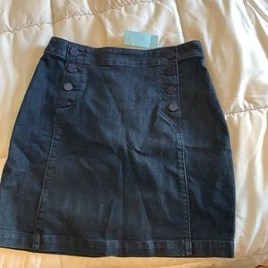 Loft Denim Sailor Style Skirt